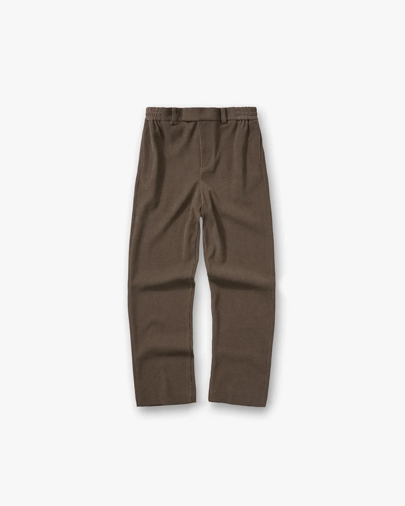 Ribbed Hybrid Pant - Clove