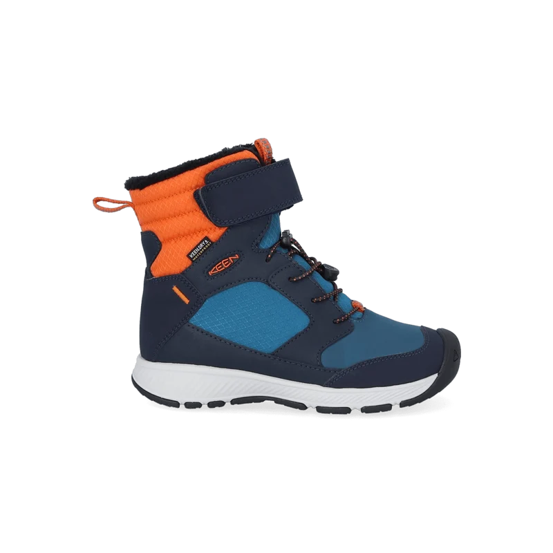 Skua Older Kids Winter Boots Sky Captain/Gold Flame