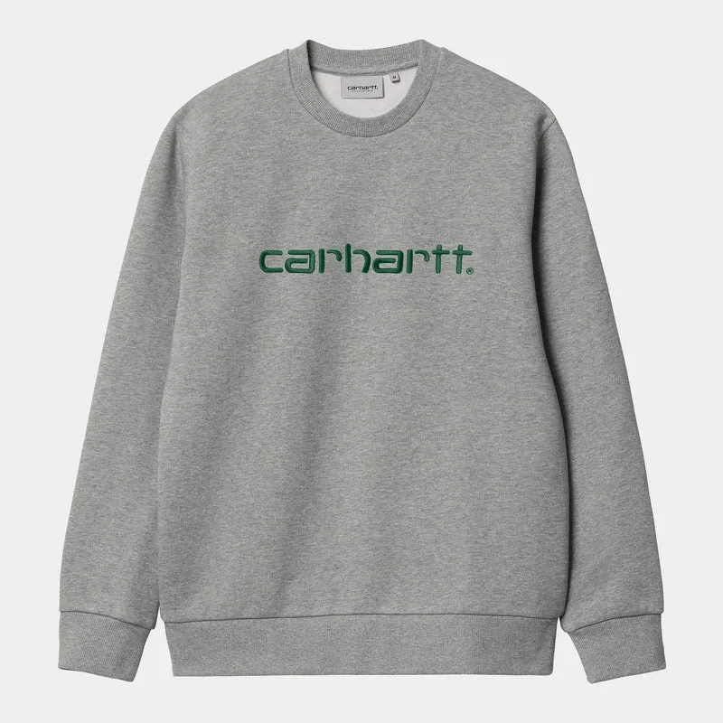 Carhartt WIP HEREN Carhartt WIP Sweattop - Grijs Heather