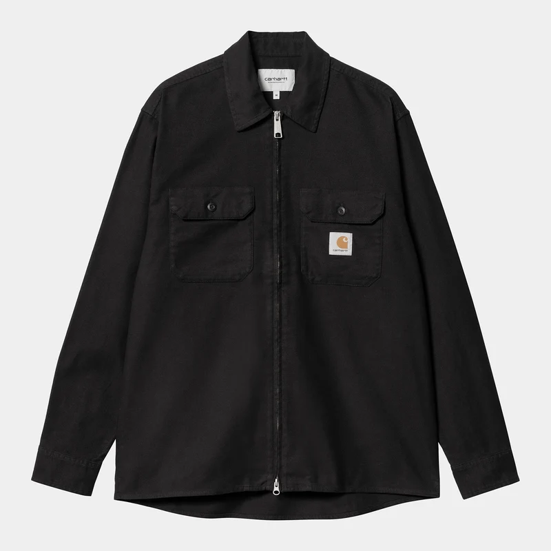 Carhartt WIP Heren Milford overhemd - zwart