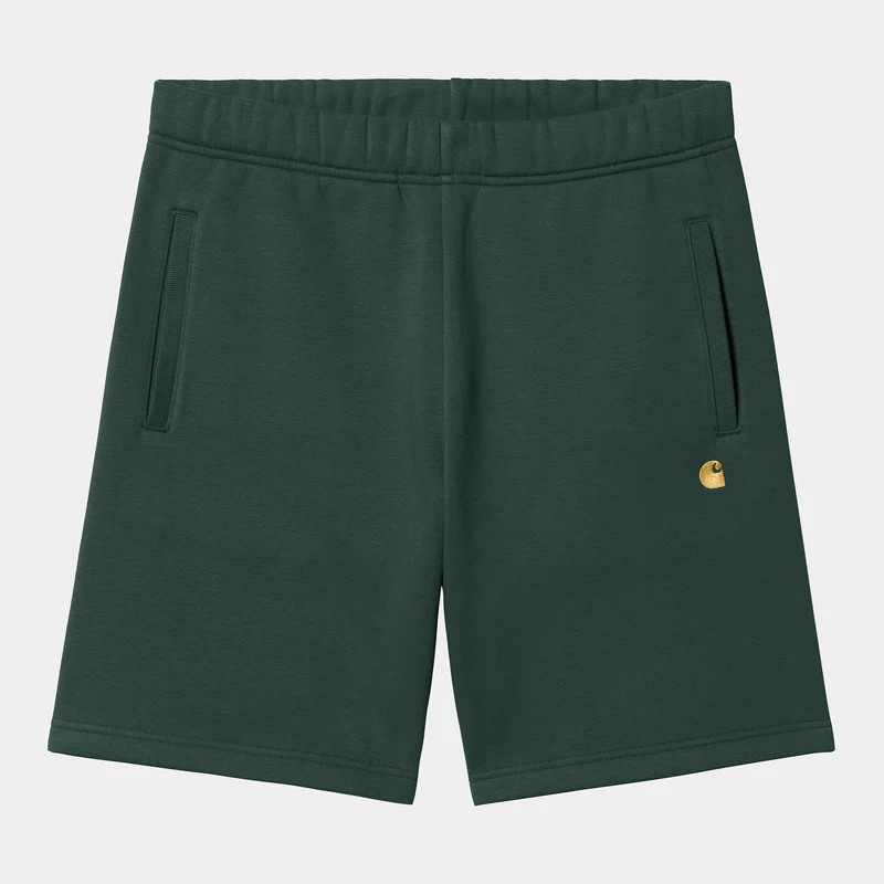 Carhartt WIP Heren Chase Sweat Short - Discovery Groen