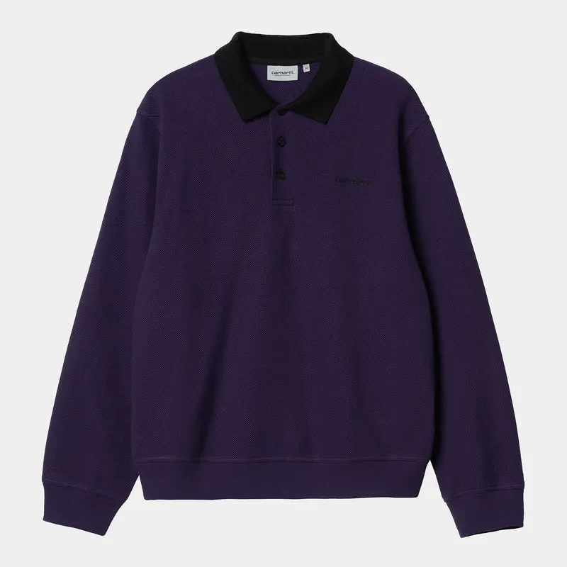 Carhartt WIP Vance rugbyshirt met lange mouwen voor heren - Cassis