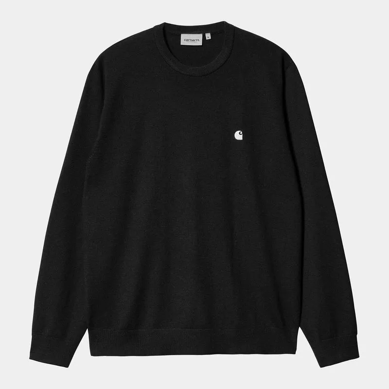 Carhartt WIP Madison-sweater voor heren - zwart / wax