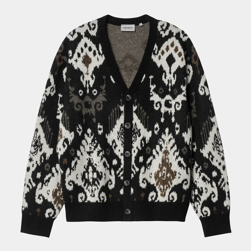Carhartt WIP Heren Baru Jacquard Vest - Zwart