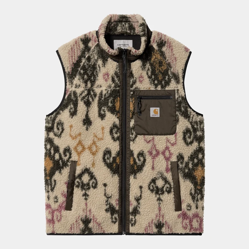 Carhartt WIP Heren Prentis Baru jacquard voeringvest - muur / cipres
