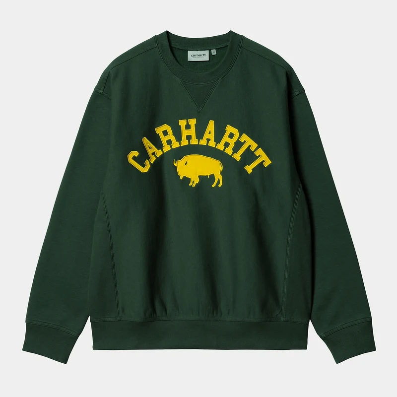 Carhartt WIP Locker sweattop voor heren - boomhut / geel