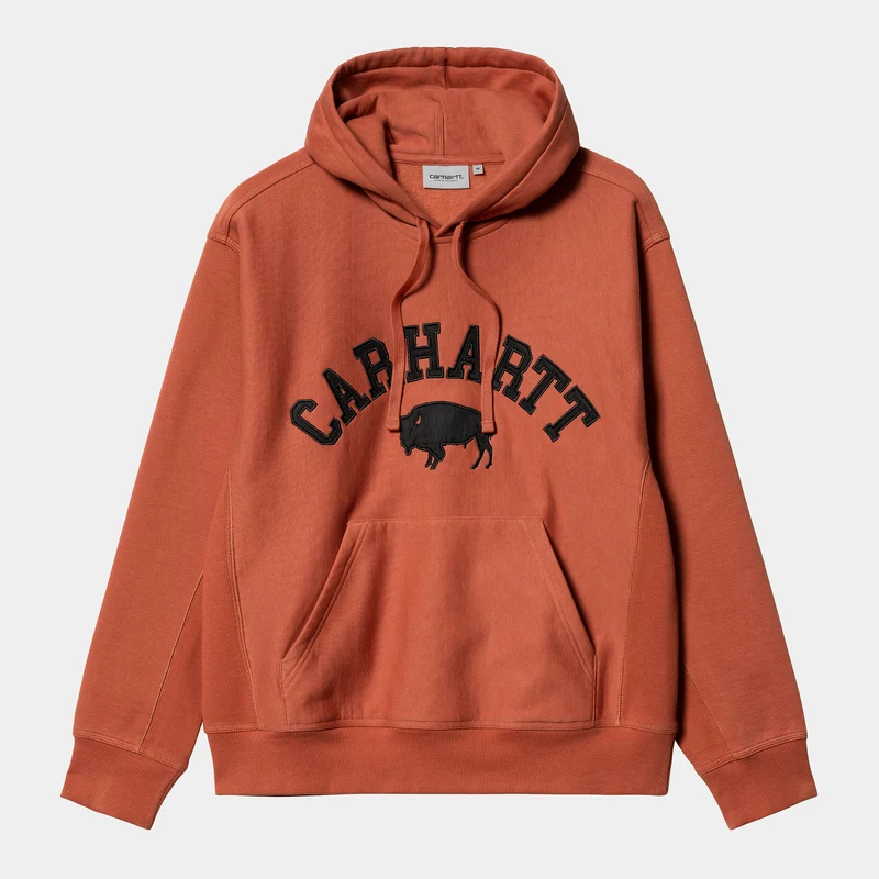 Carhartt WIP Heren Locker Sweat Hoodie - Phoenix / Zwart