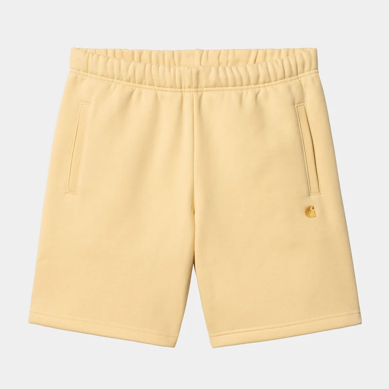 Carhartt WIP Heren Chase Sweat Short - Citroen