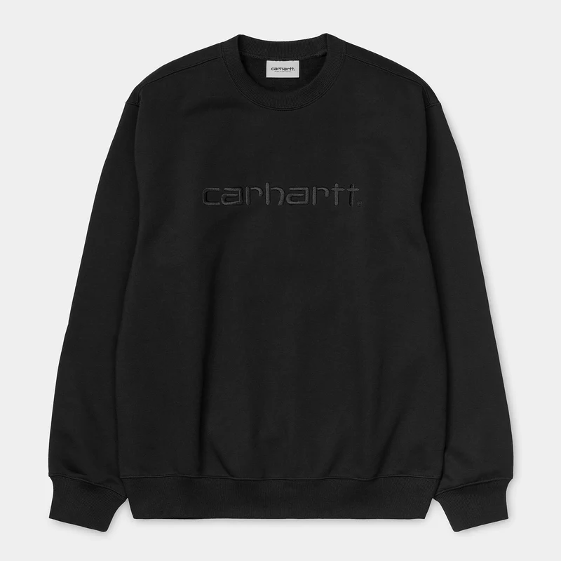 Carhartt WIP HEREN Carhartt WIP Sweattop - Zwart / Zwart
