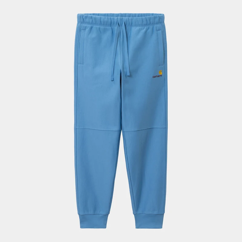 Carhartt WIP HEREN American Script Joggingbroek - Zwembad