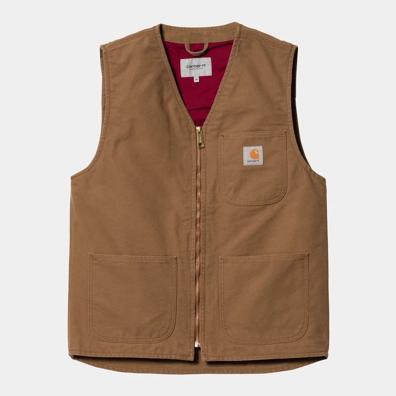 Carhartt WIP Arbor-vest voor heren - Hamilton bruin