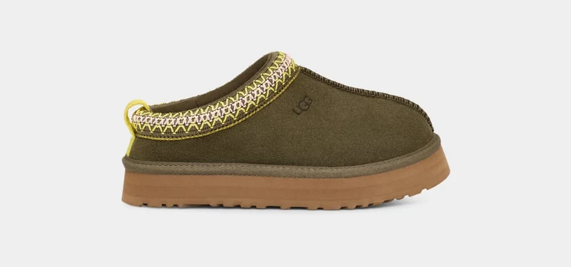 UGG Tazz-slippers voor kinderen - Verbrand olijfgroen