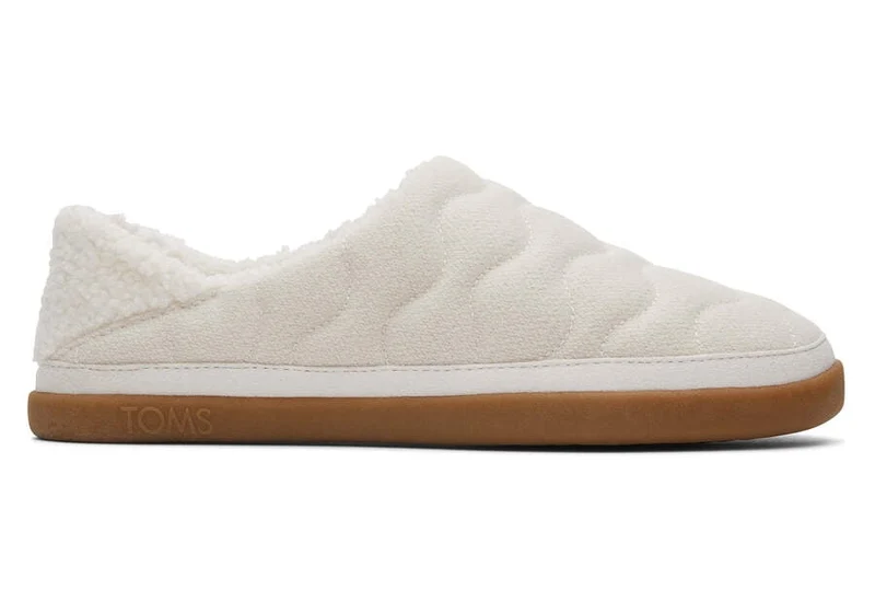 TOMS Dames Ezra gewatteerde pantoffels - licht zand