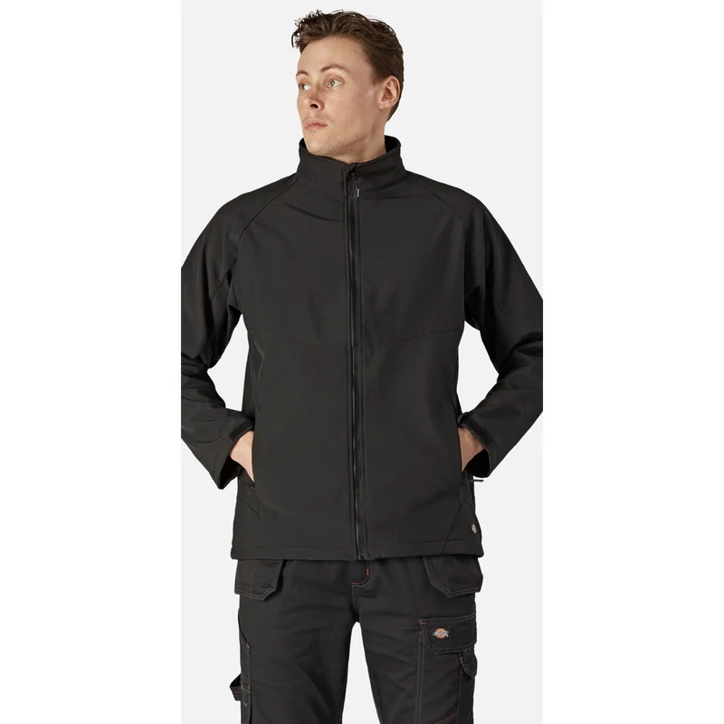 Dickies Softshell-jack voor heren - zwart