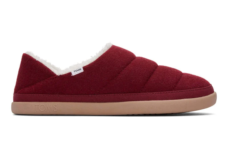 TOMS Ezra-slippers voor dames - rood