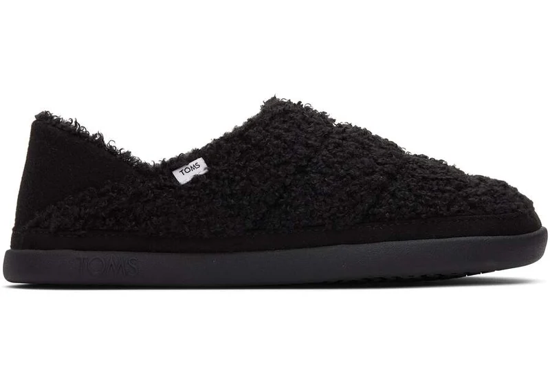 TOMS Ezra-slippers voor dames - zwart gemêleerd