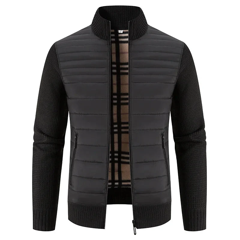 Heren Fleecejacka Kort Modern Design