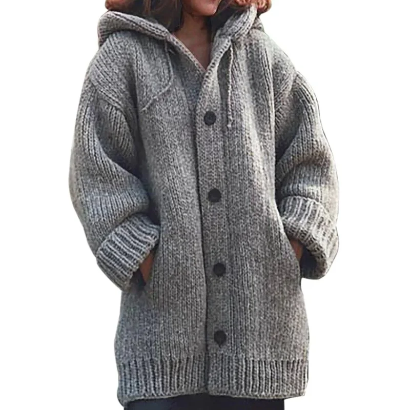 Knoopsluiting gebreid vest