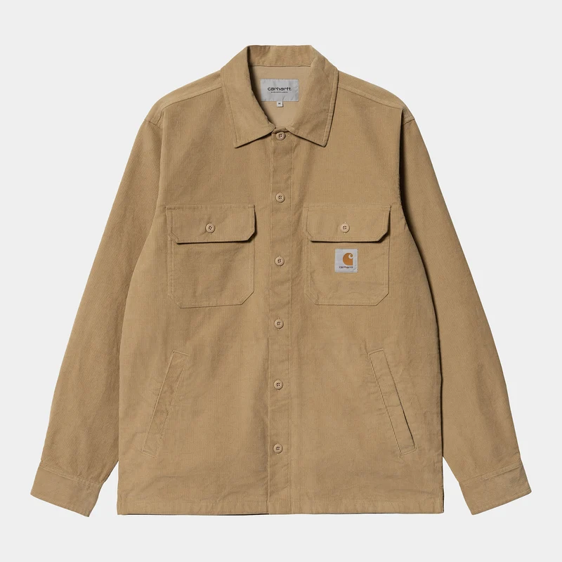 Carhartt WIP Heren Dixon overhemdjack - Dusty Hamilton Brown