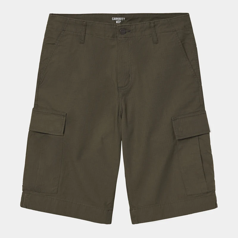 Carhartt WIP Normale cargoshort voor heren - Cypress Rinsed