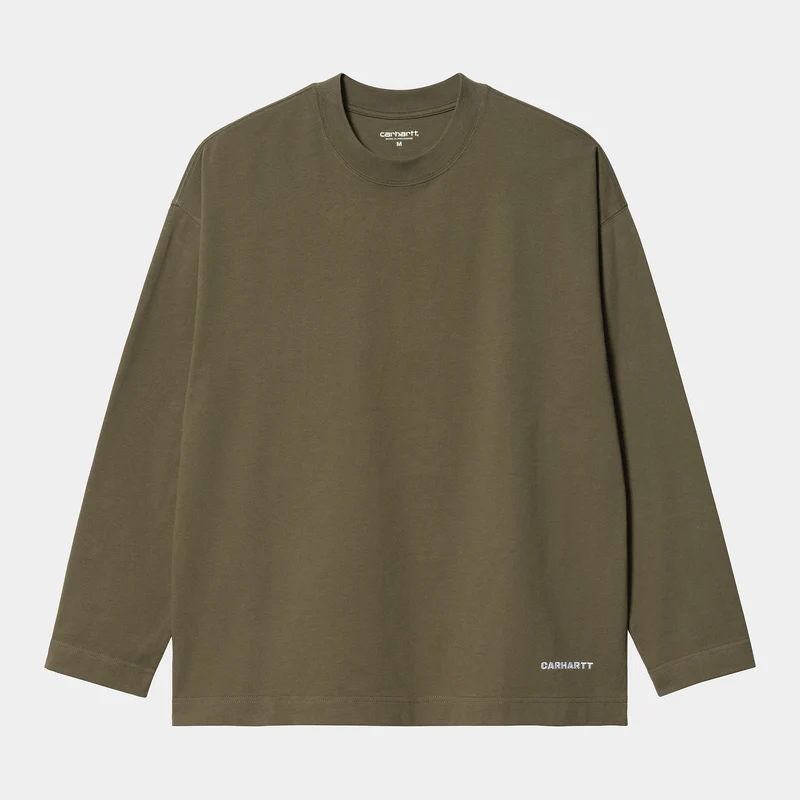 Carhartt WIP Link-T-shirt met lange mouwen voor heren - Nettle