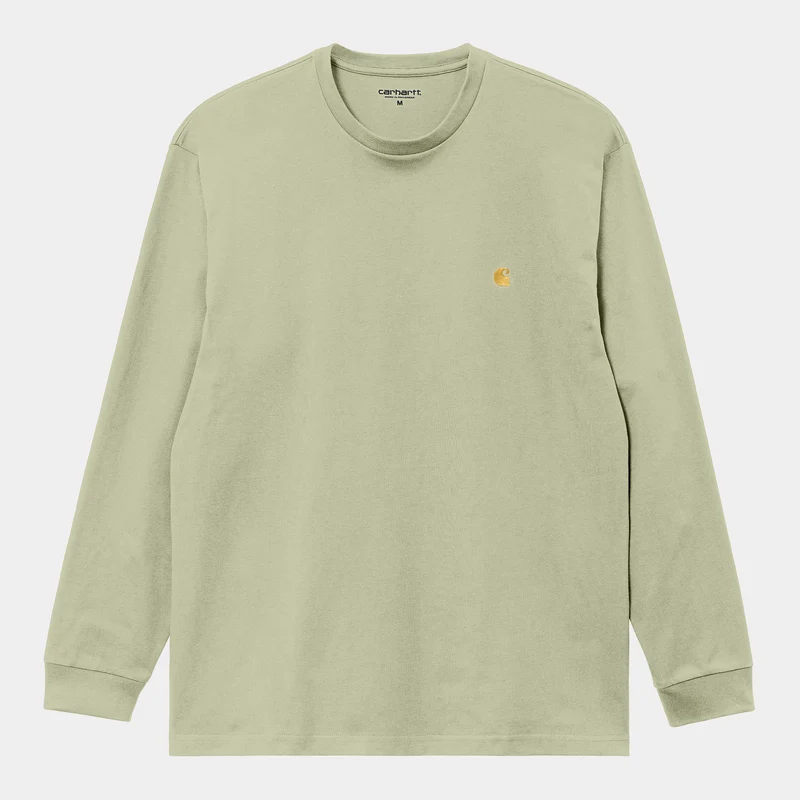 Carhartt WIP Heren Chase T-shirt met lange mouwen - Agave