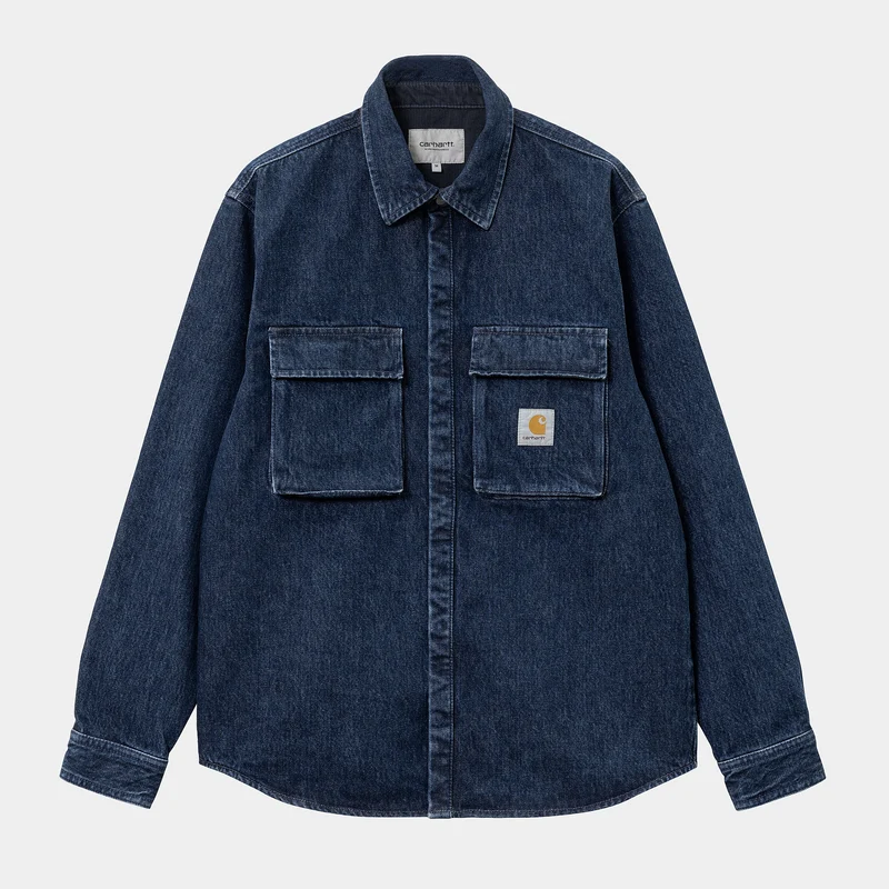 Carhartt WIP Heren Monterey overhemdjack - blauw