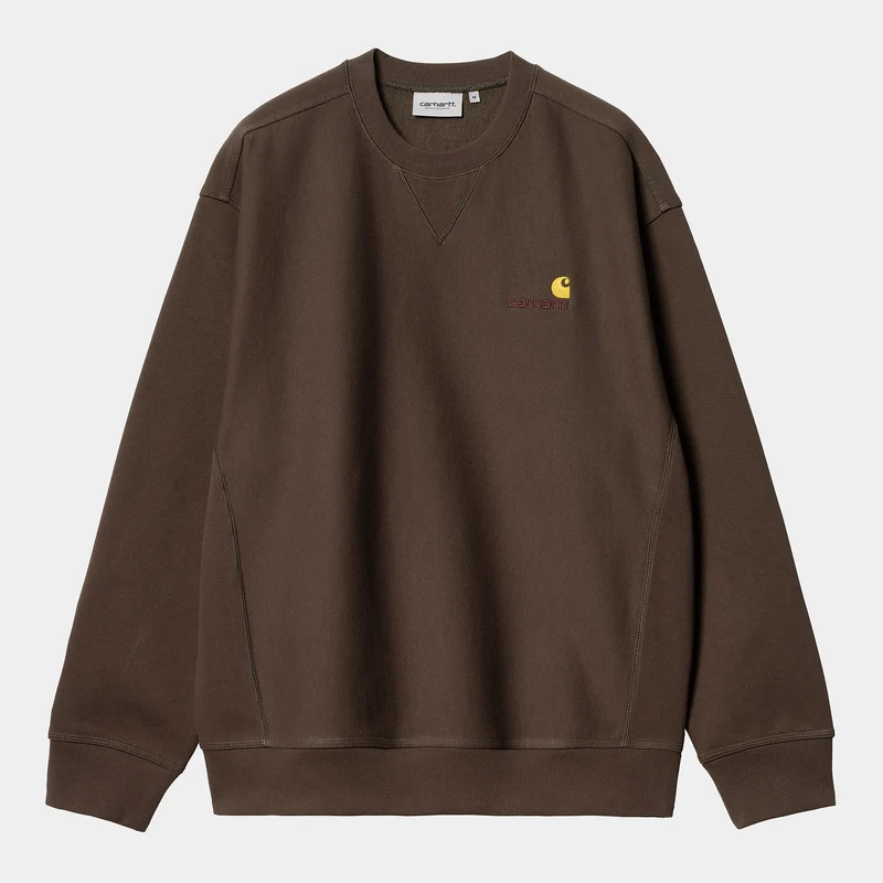 Carhartt WIP HEREN American Script Sweatshirt - Buckeye