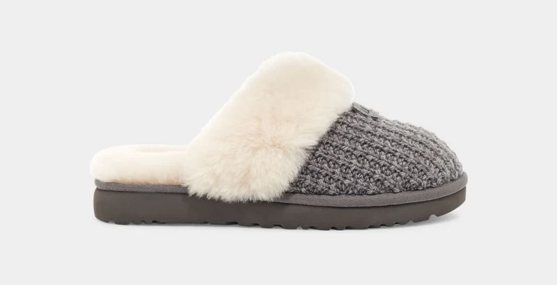 UGG Gezellige damesslippers - houtskool