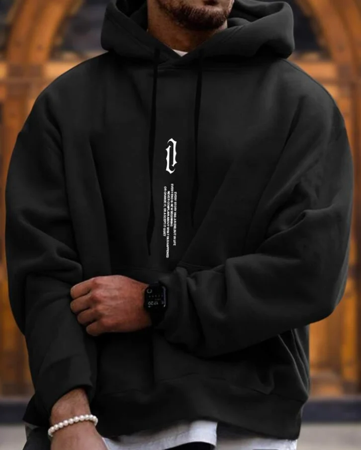 Heren Hoodie Modieuze Stijl Zacht Materiaal