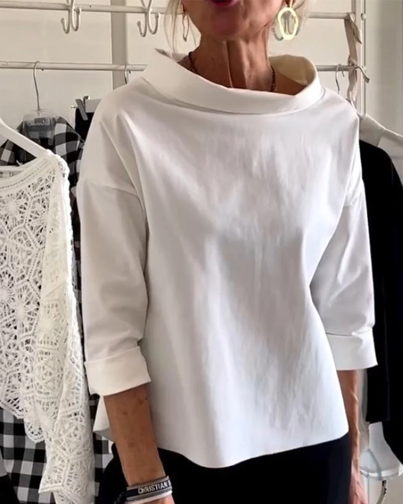 Dames Top Moderne Stijl Ademend Materiaal
