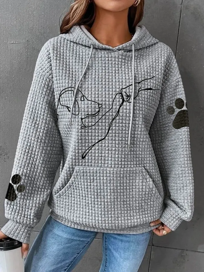Dames Hoodie Comfortabele Fleece Stijlvol Katoen