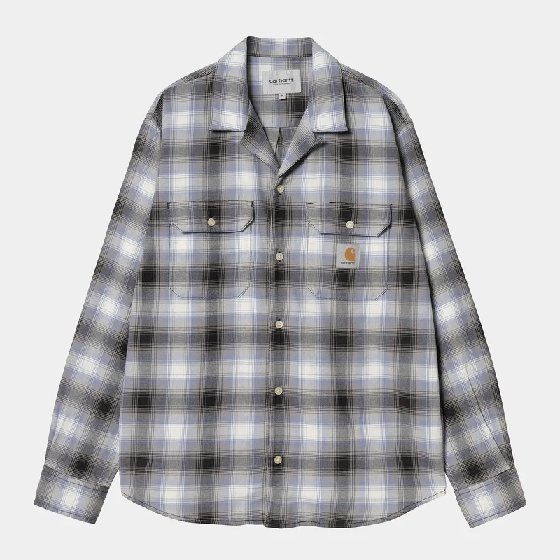 Carhartt WIP Heren Blanchard overhemd - Charm blauw
