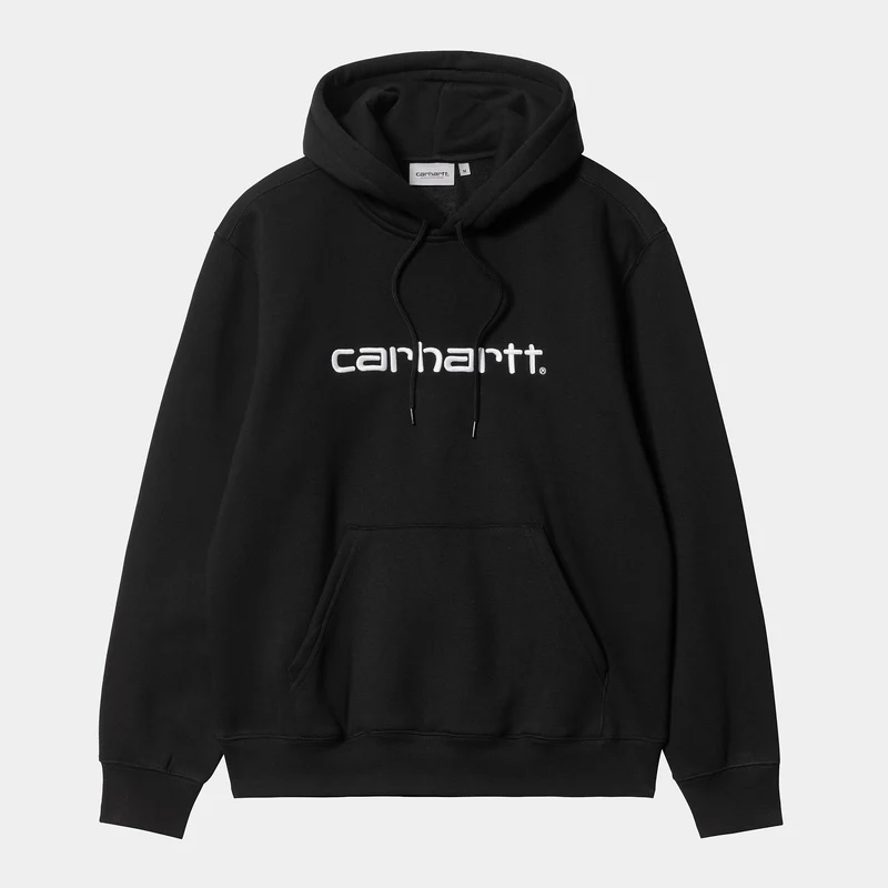 Carhartt WIP HEREN Carhartt WIP Sweathoodie - Zwart / Wit
