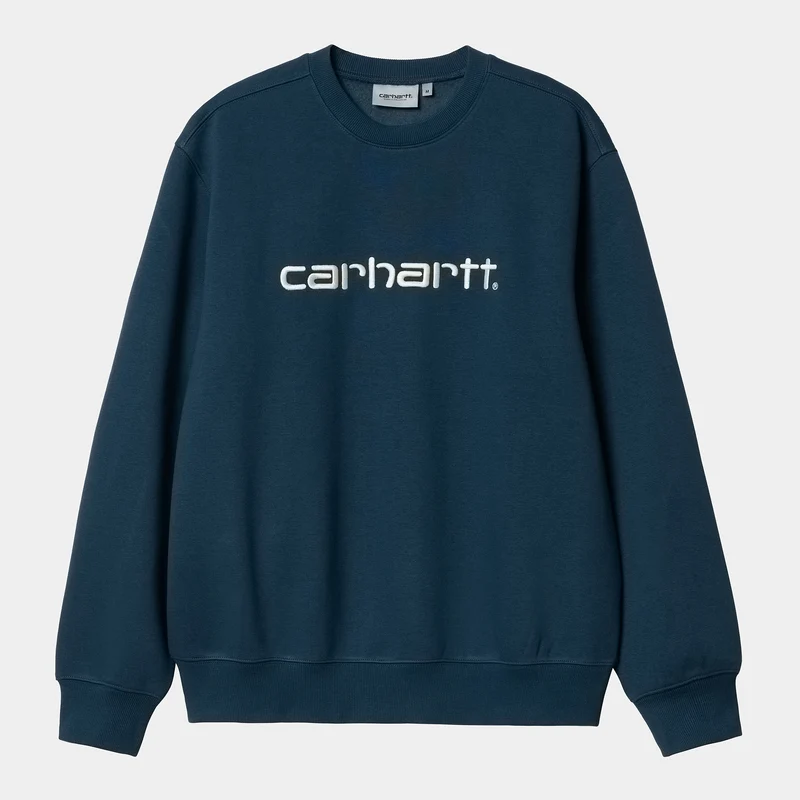 Carhartt WIP HEREN Carhartt WIP Sweattop - Inktvis / Zout
