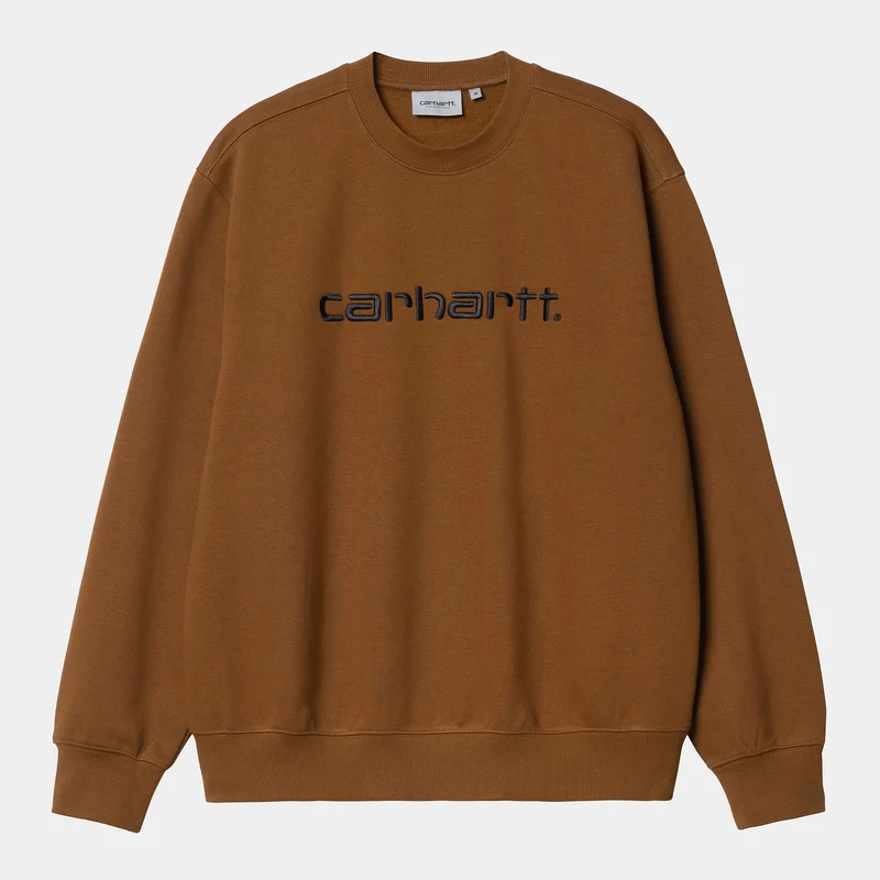 Carhartt WIP HEREN Carhartt WIP Sweattop - Diep Hamilton Bruin