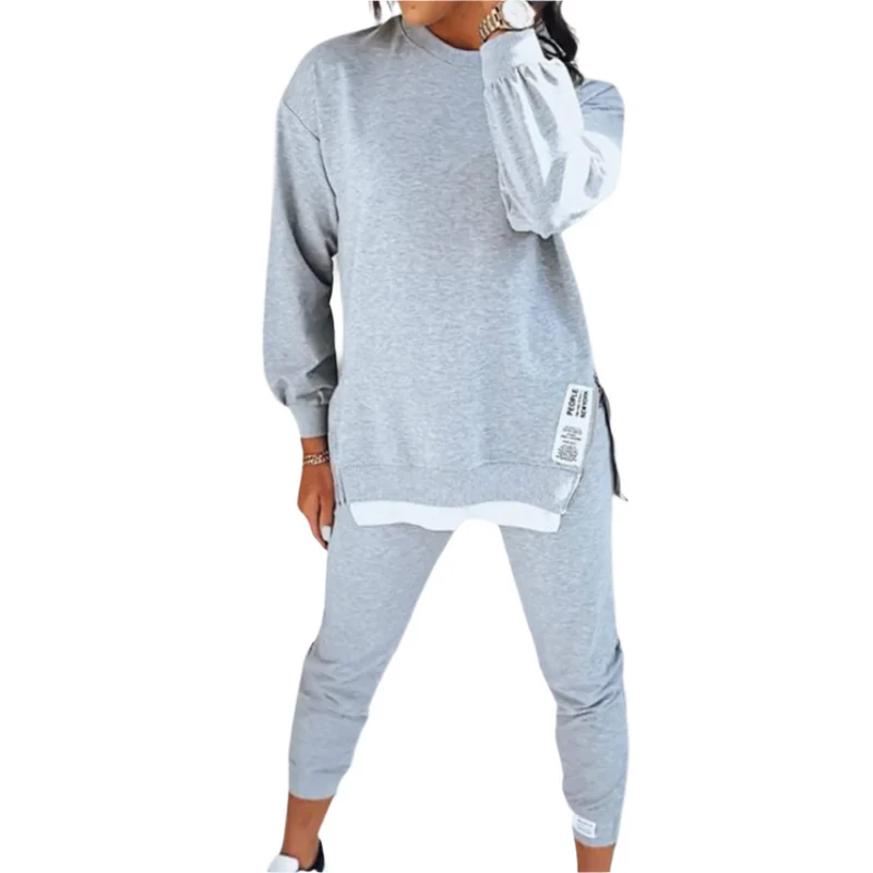 Dames Loungewear Comfortabele Set Oversized Sweatshirt en Joggers