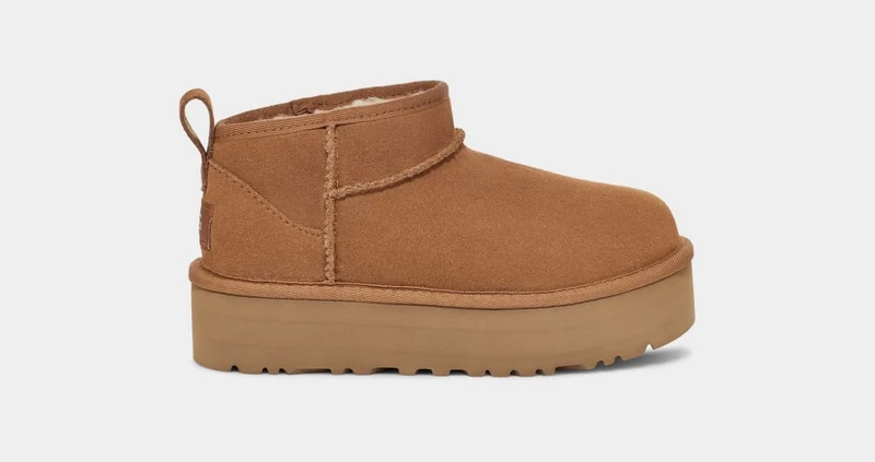 UGG Kids Ultra Mini Platform Boots | Kastanje
