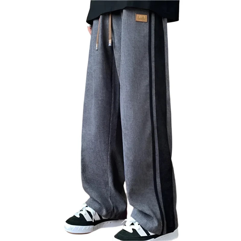 Heren Sweatpants Oversized Katoen Corduroy