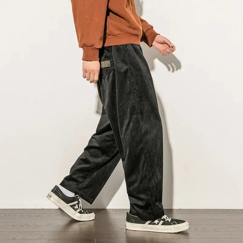 Heren Sweatpants Comfortabele Katoen Corduroy Casual