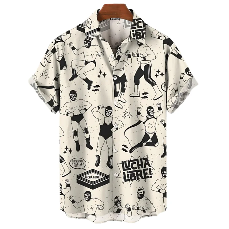 Heren Luchador Shirt Relaxed