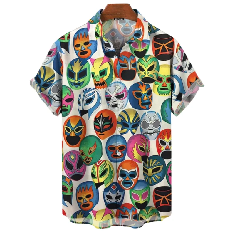 Heren T-shirt Festival van Maskers Luchtig