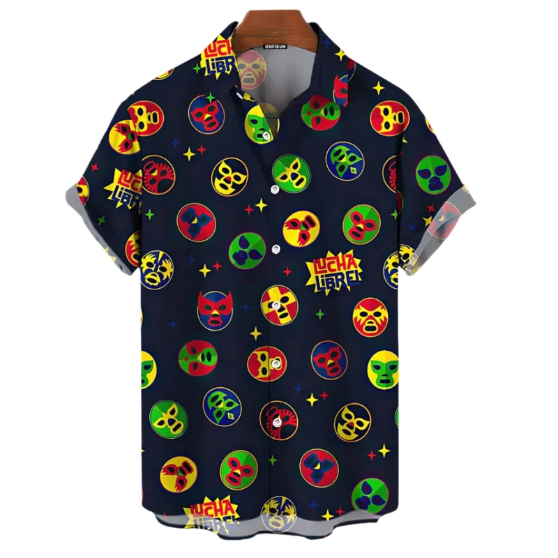 Heren T-shirt Lucha Power Casual Premium Stof