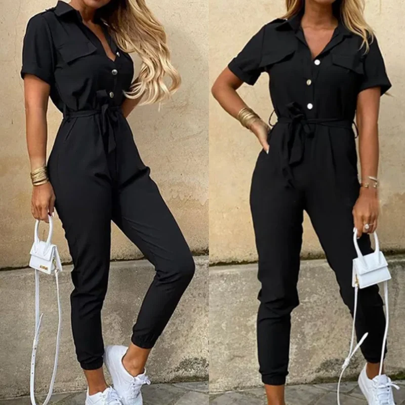 Dames Jumpsuit Feestelijk Hoogwaardige Stof Elegante Snit
