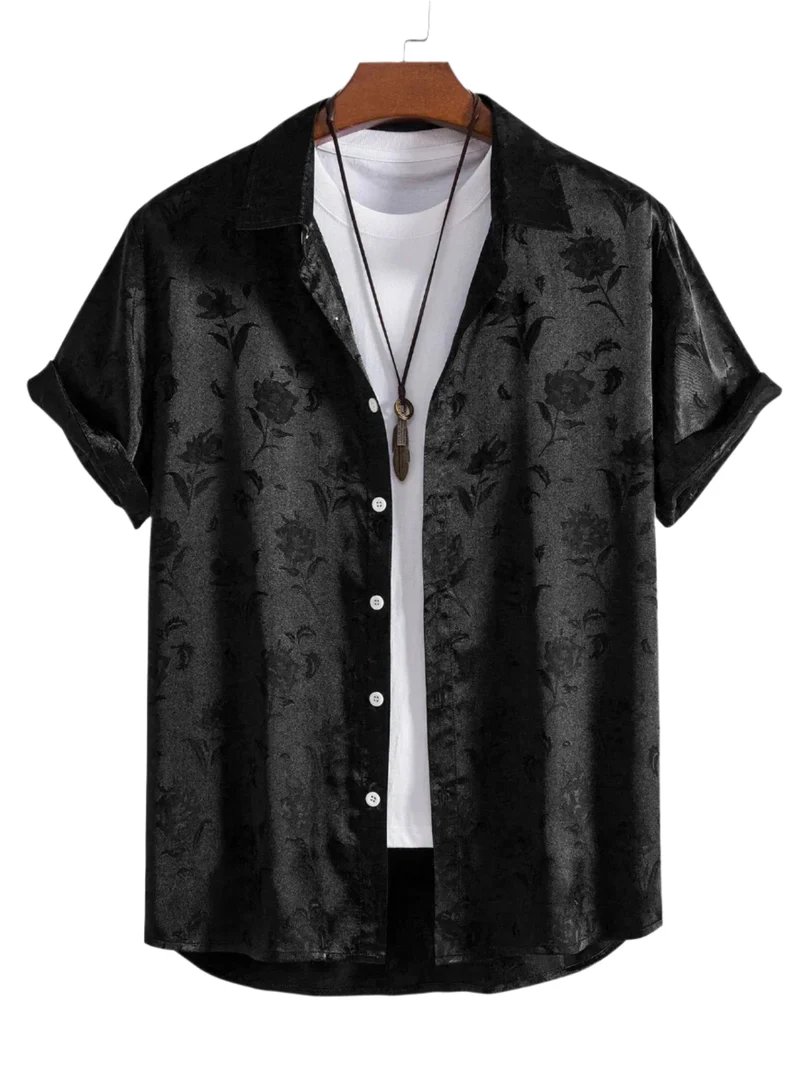 Dames Shirt Geborduurd Bloemenpatroon Luchtige Stof
