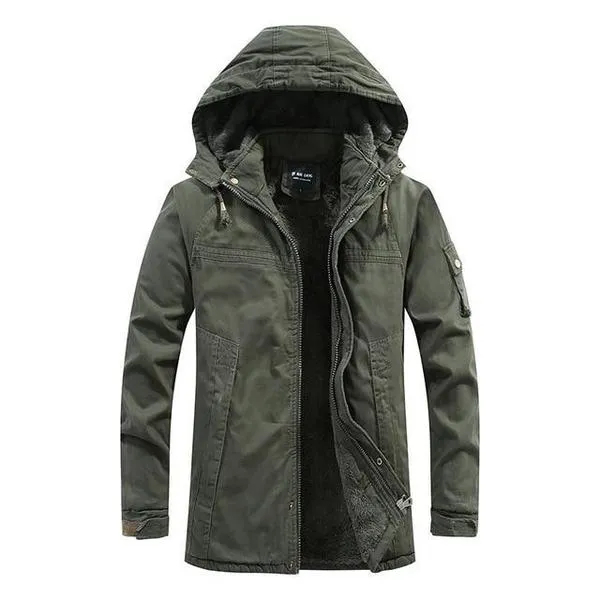 Dames Lange Winterjas Gewatteerd Modern Warm Polyester