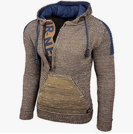 Heren Trui Vintage Warm Gebreid Acryl