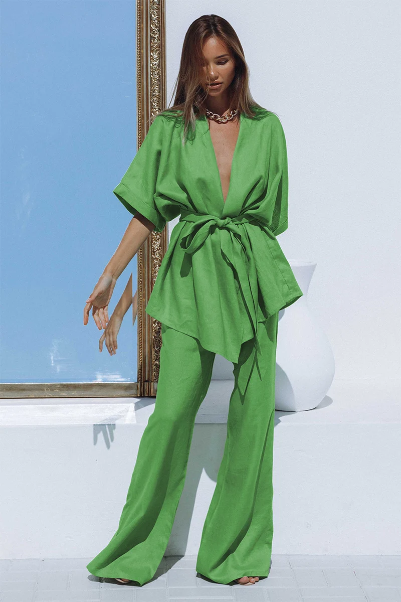 Dames Zomerset Casual Linnen Look