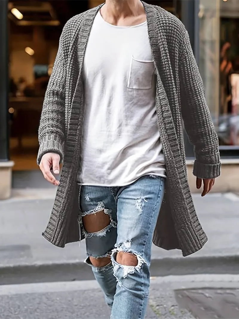 Heren Cardigan Tijdloos Gebreid Comfortabel Materiaal