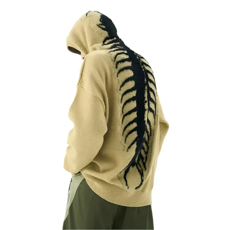 Heren Hoodie Slouchy Met Kap Wol Casual Trendy
